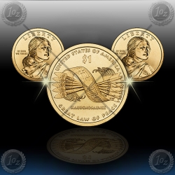 ZDA 1 Dollar (Sacagawea) 2010 P+D